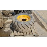 550/45-22.5 flotation trailer tyre 8 stud rim