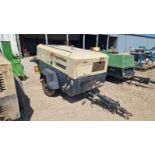 Ingersoll Rand 7/71 towable 4 cyl diesel compressor