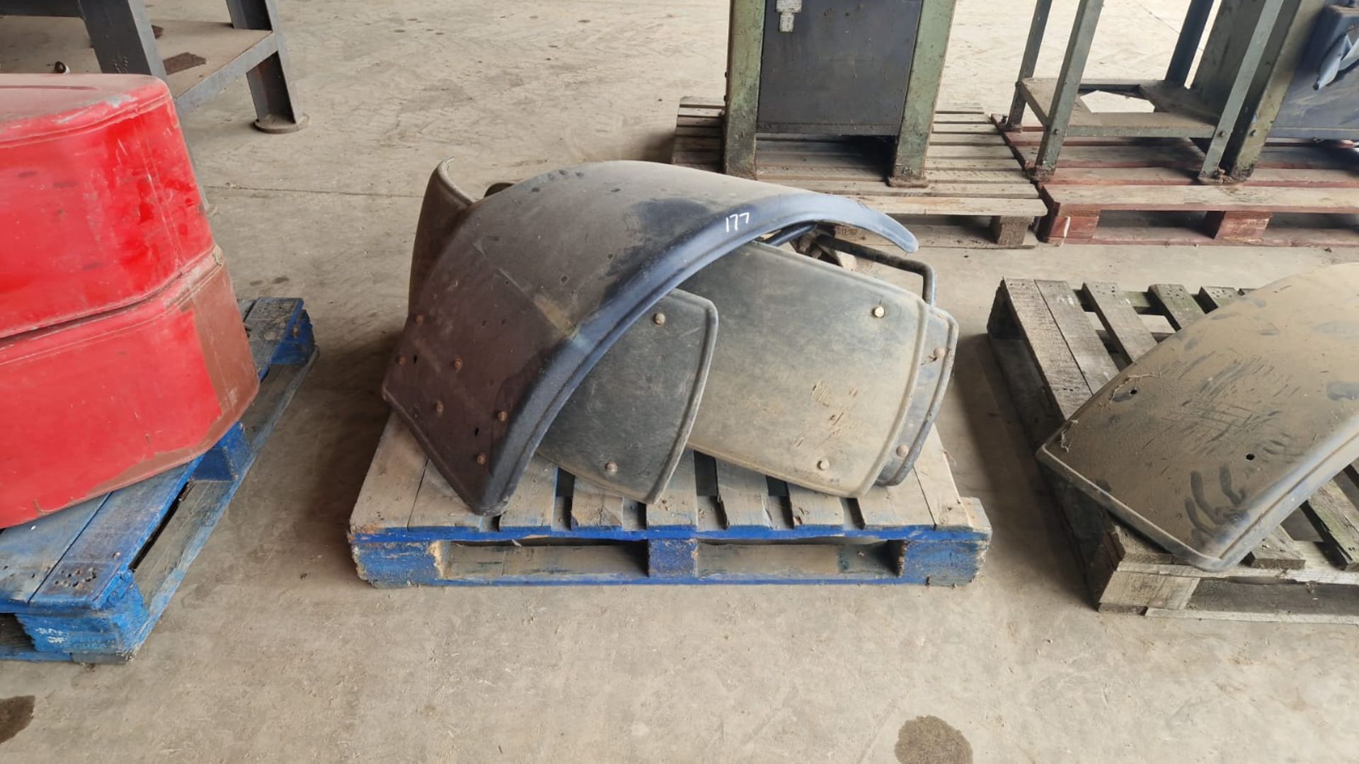 Qty tractor mudguards