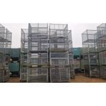 20 x galvanised metal mesh stillages