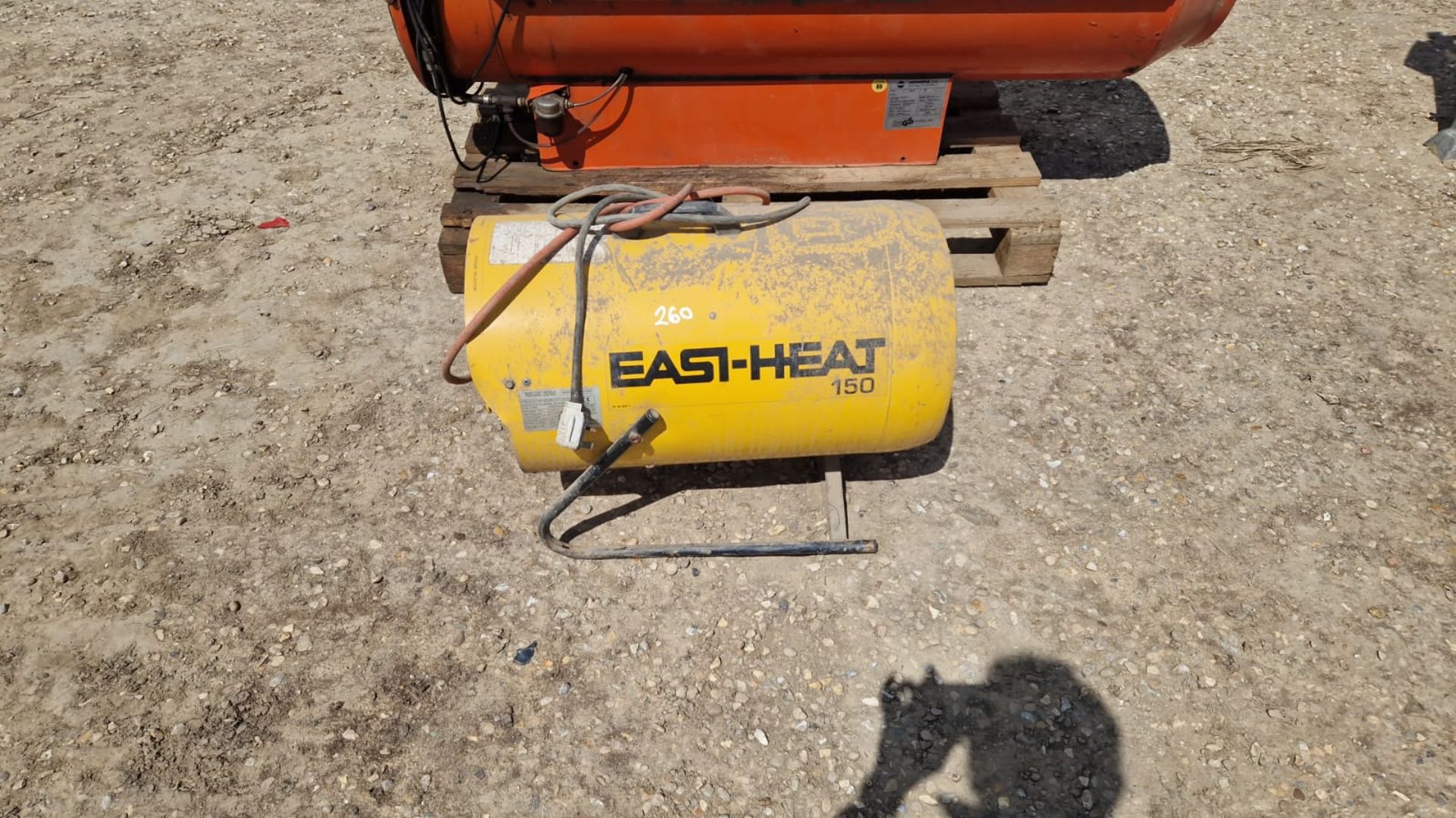 Easi-Heat 150 diesel space heater, passed PAT test