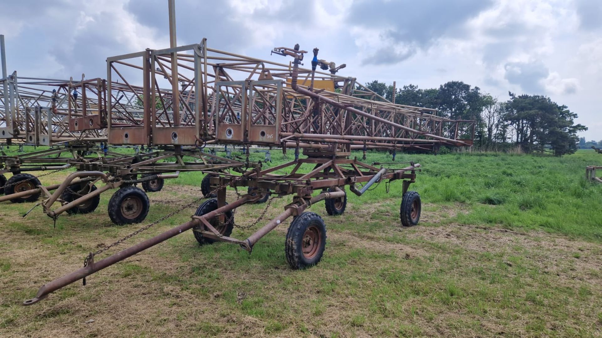 Briggs R50 irrigation boom including rain gun