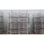 20 x galvanised metal mesh stillages