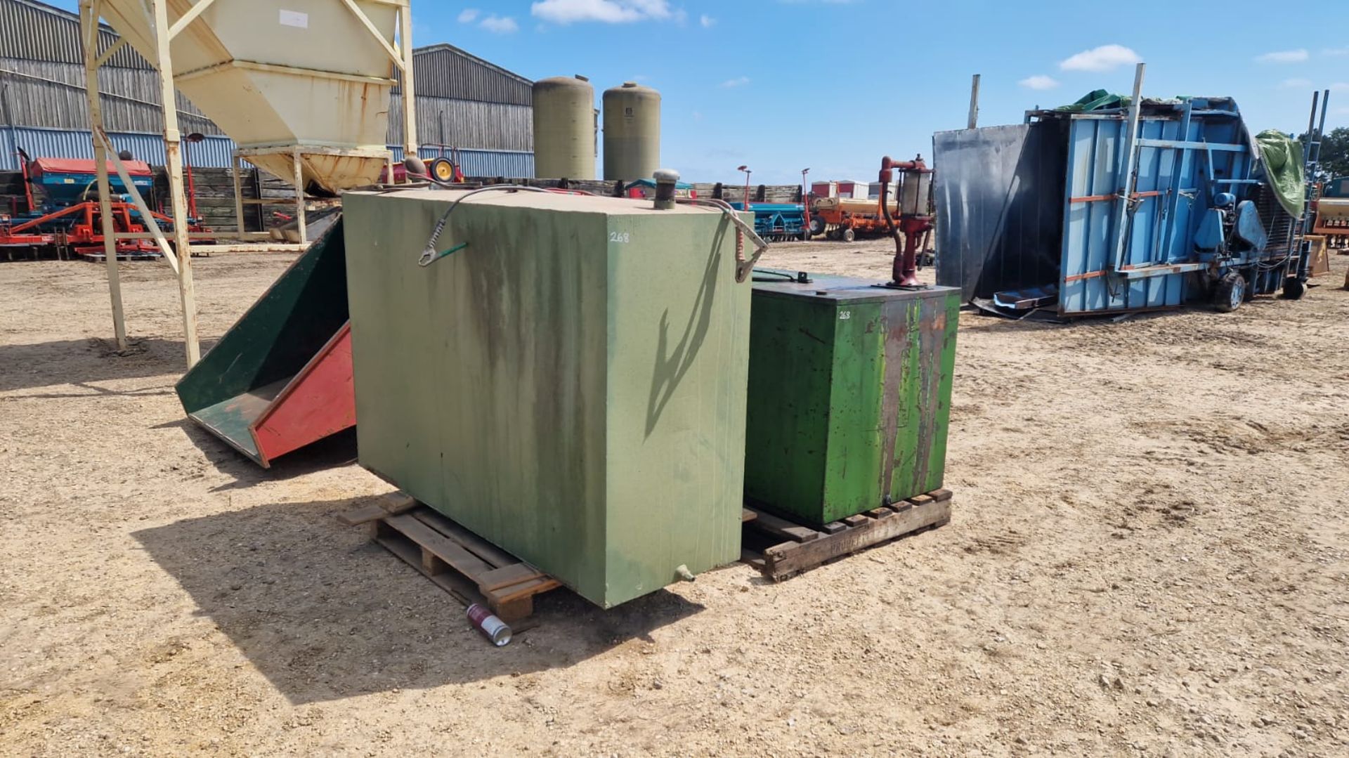 2 x oil tanks