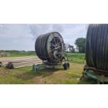 Wrightrain T90 90m 90mm single axle irrigation reel for spares or repair