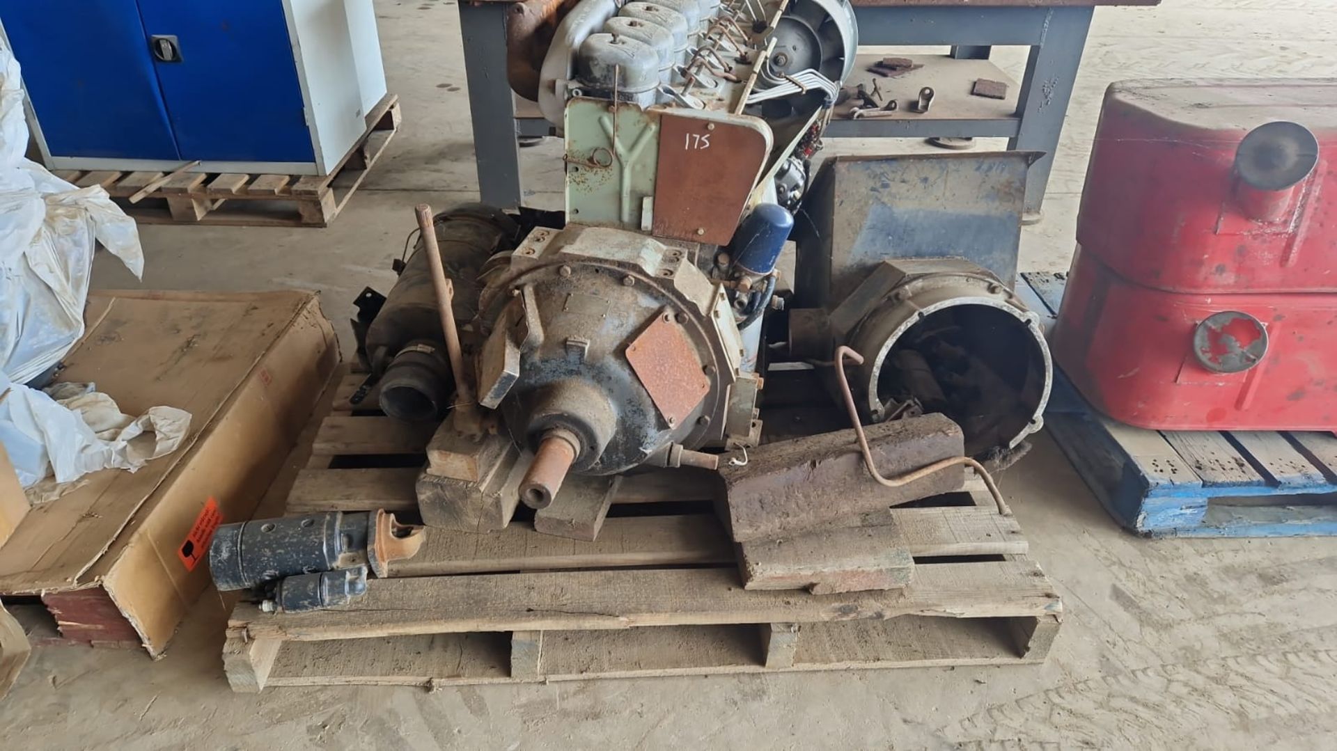 Deutz 6 cyl engine for spares or repair