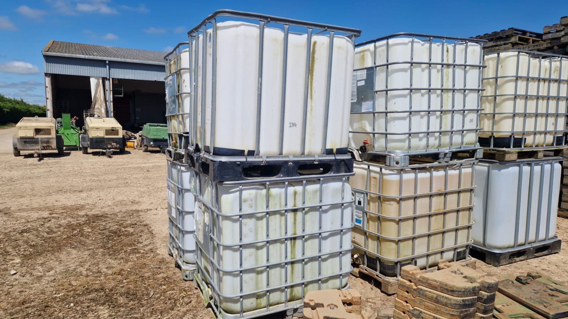 4 x IBC containers