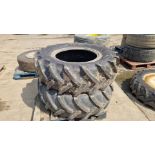 Pair of Mitas AC85 420/85 R28 tyres