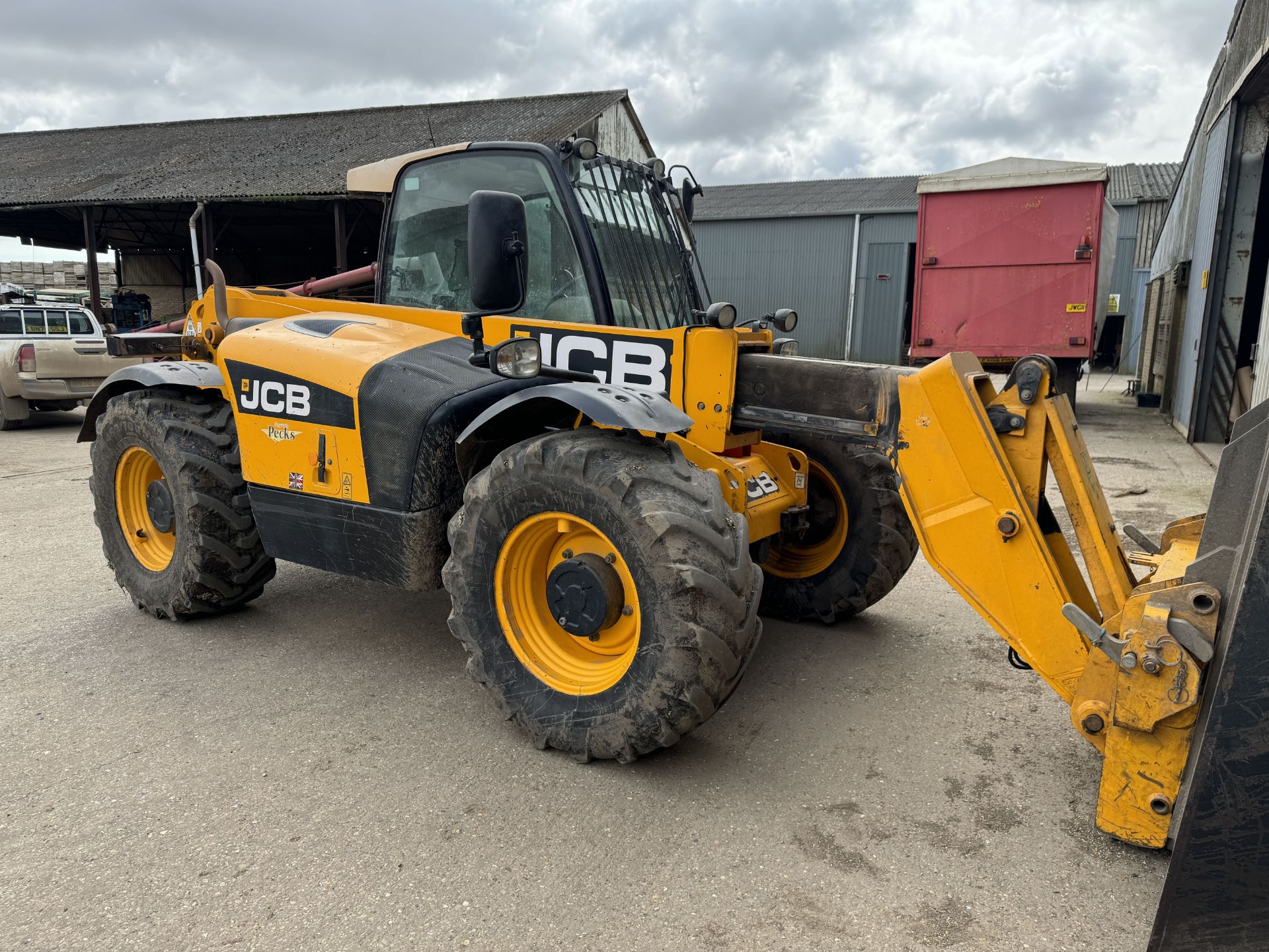 (12) JCB 536-70 Agri Super telehandler, 8,013 hrs, Reg FX12 JKF, log book & key in office - Image 2 of 3