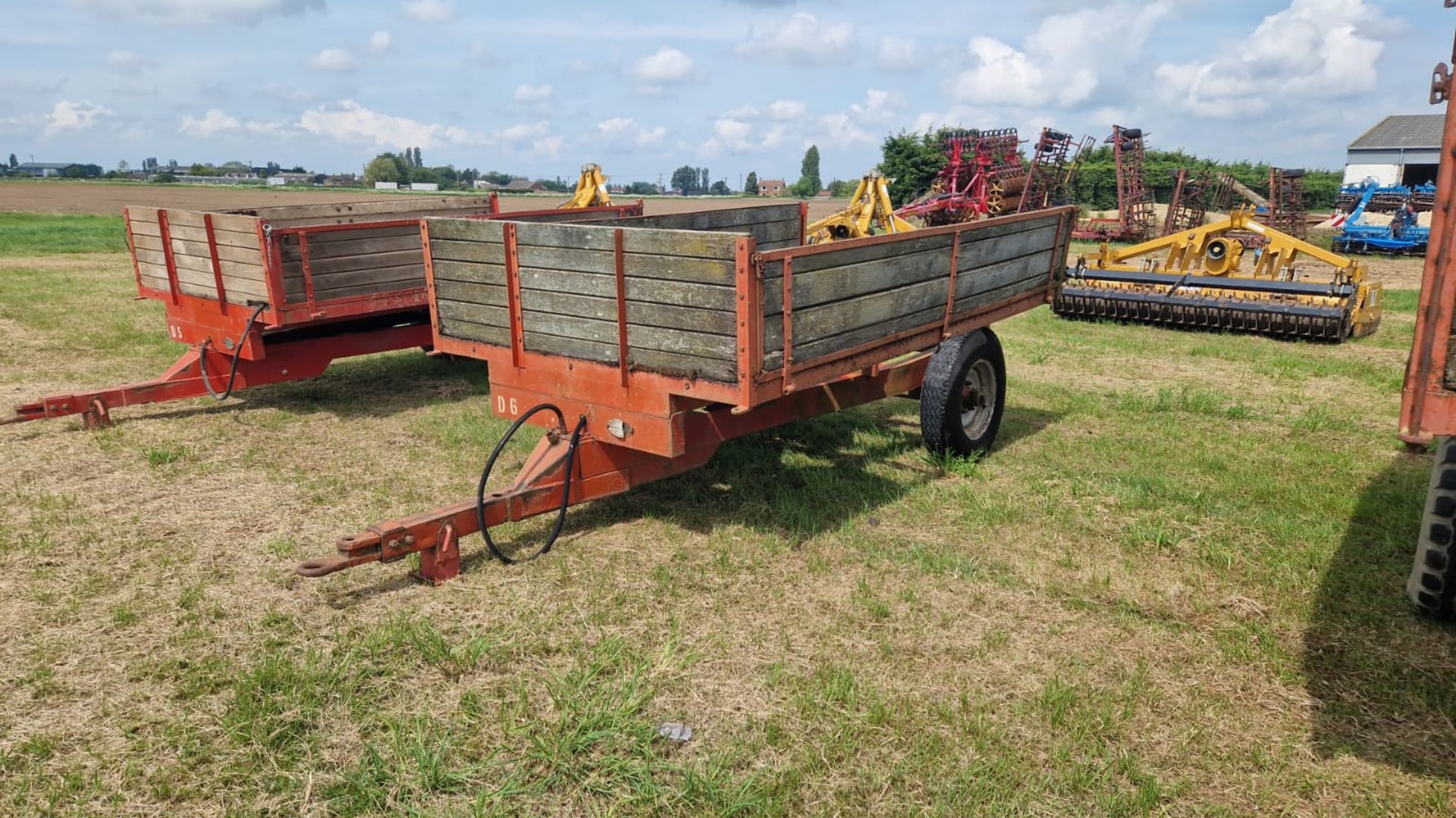 Pettit 3T tipping trailer, hydraulic brakes (D6)