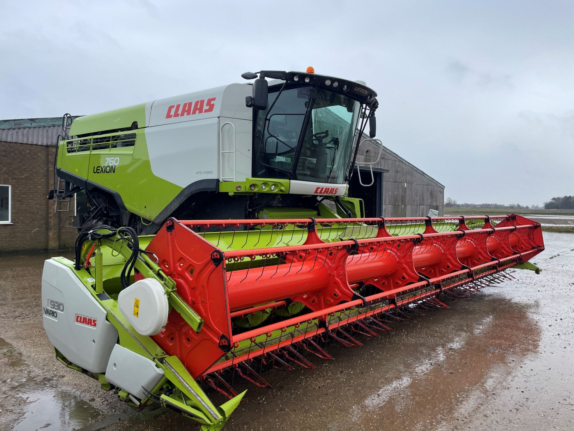 (15) Claas Lexion 760TT Terra Trac combine harvester 930 9.3m Vario cutterbar with trolley, APS - Image 3 of 5