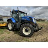 (14) New Holland T7.210 4WD Auto Command 50k, front suspension, cab suspension, front linkage, front