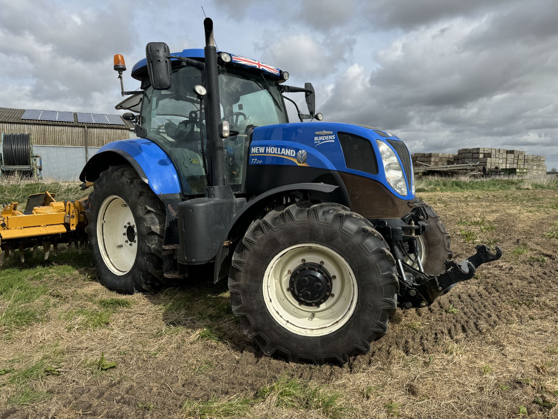(14) New Holland T7.210 4WD Auto Command 50k, front suspension, cab suspension, front linkage, front