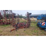 Vaderstad NZ 6m folding spring tine cultivator, levelling boards, rear rollers, hydraulic folding
