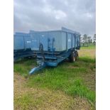 GT Bunning 11T high tip trailer, monocoque body, sprung axles, auto rear door, front ladder,