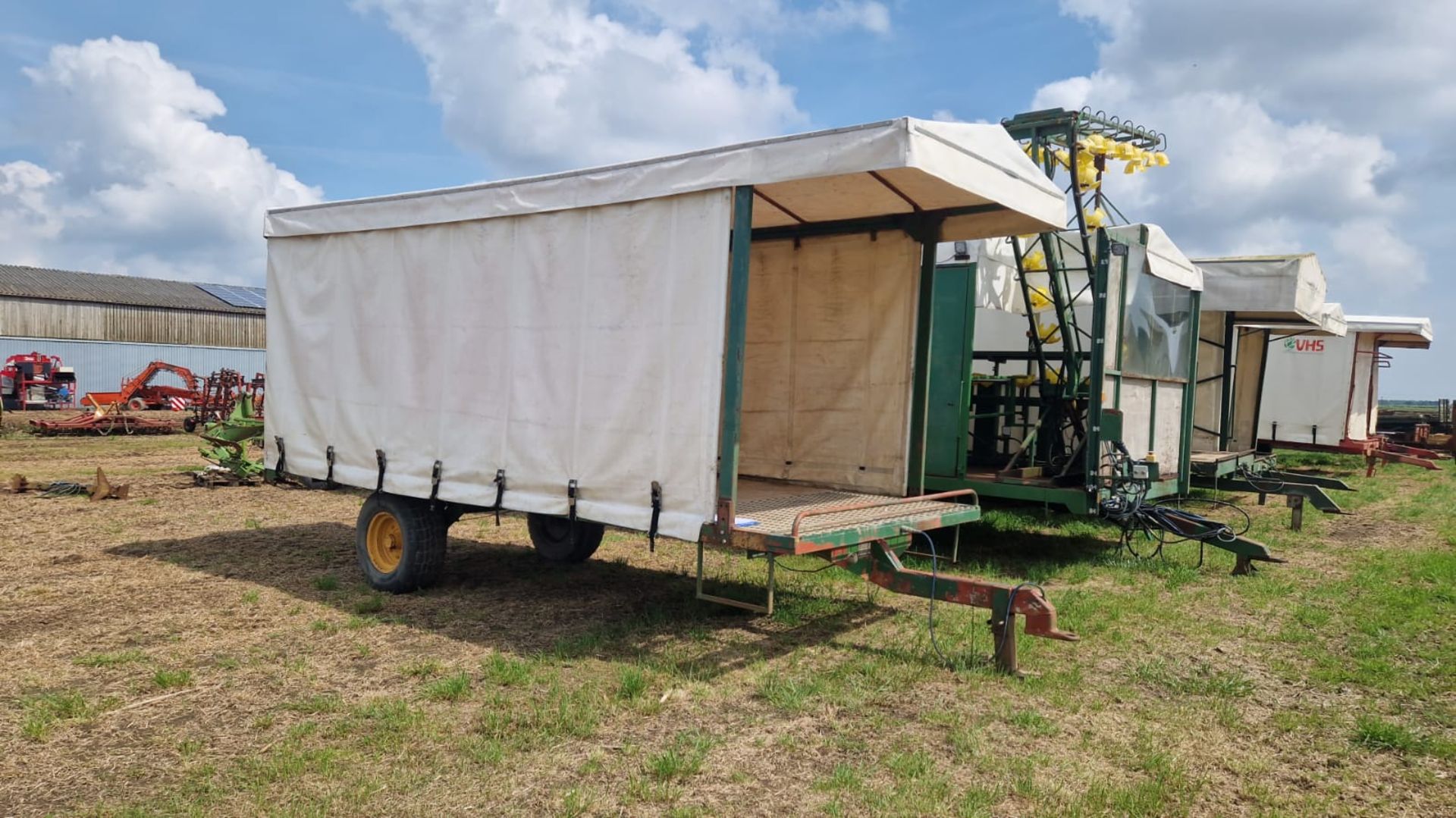 Keith Collingwood single axle veg trailer