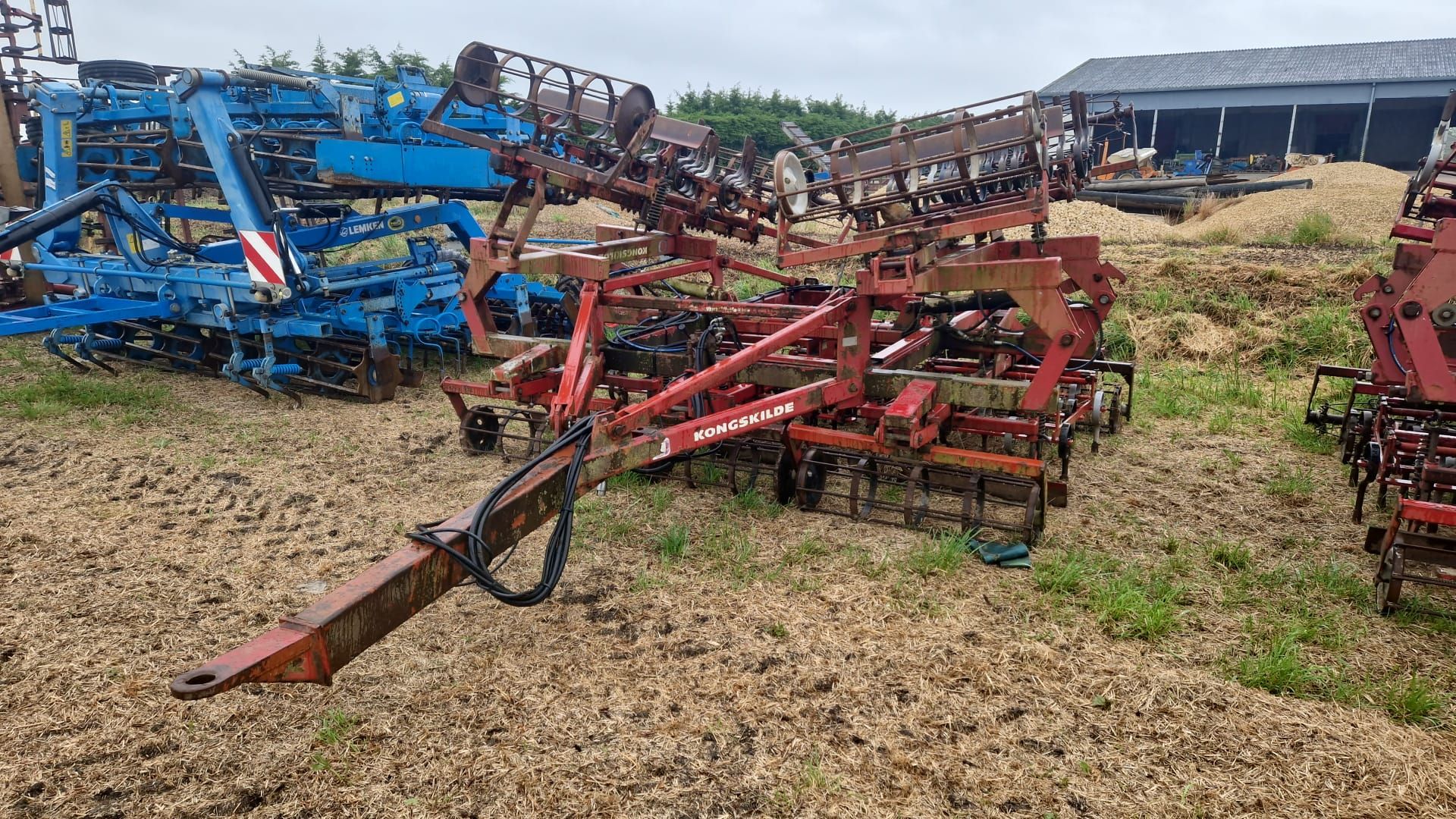 Kongskilde 5m trailed germinator, model SP 3000, serial 01205002