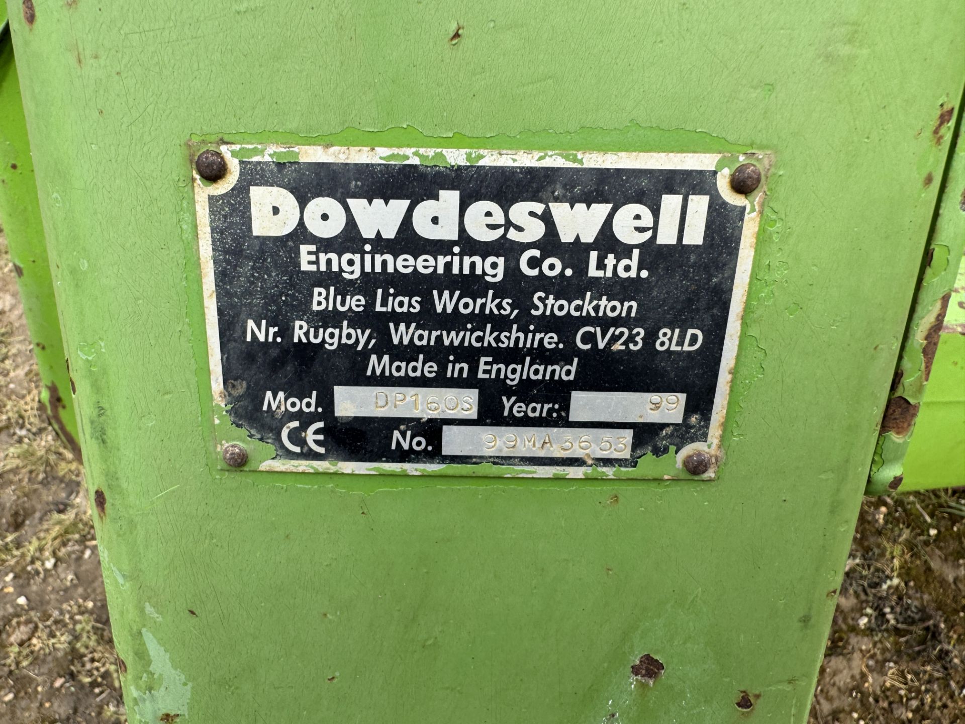 (99) Dowdeswell DP160S 7f (6+1) Delta Furra plough MA160 serial No 99MA3653 - Image 3 of 5
