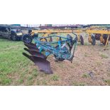 Ransomes TS59 4f plough, metal depth wheel, disc skeiths