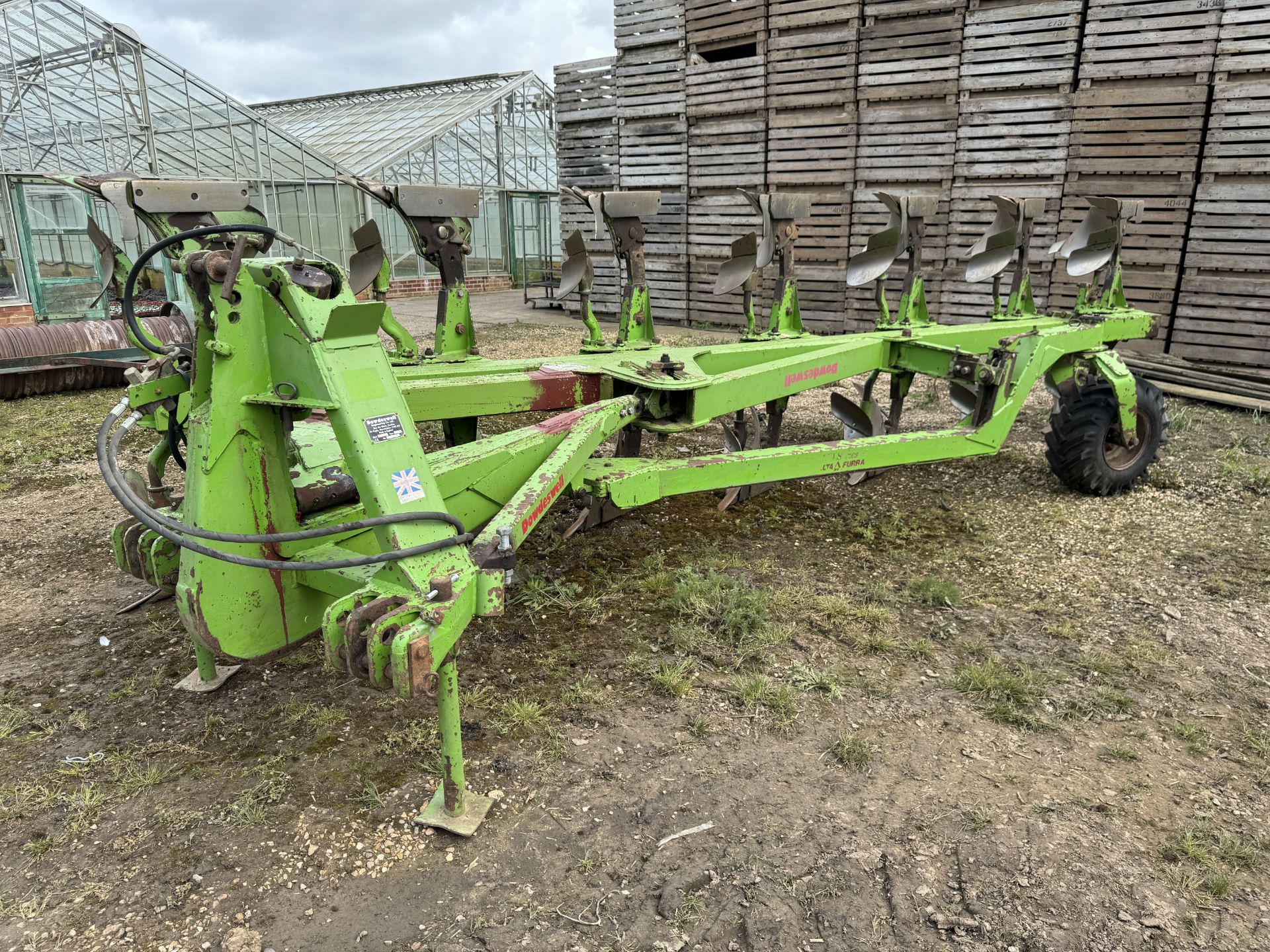 (99) Dowdeswell DP160S 7f (6+1) Delta Furra plough MA160 serial No 99MA3653 - Image 2 of 5