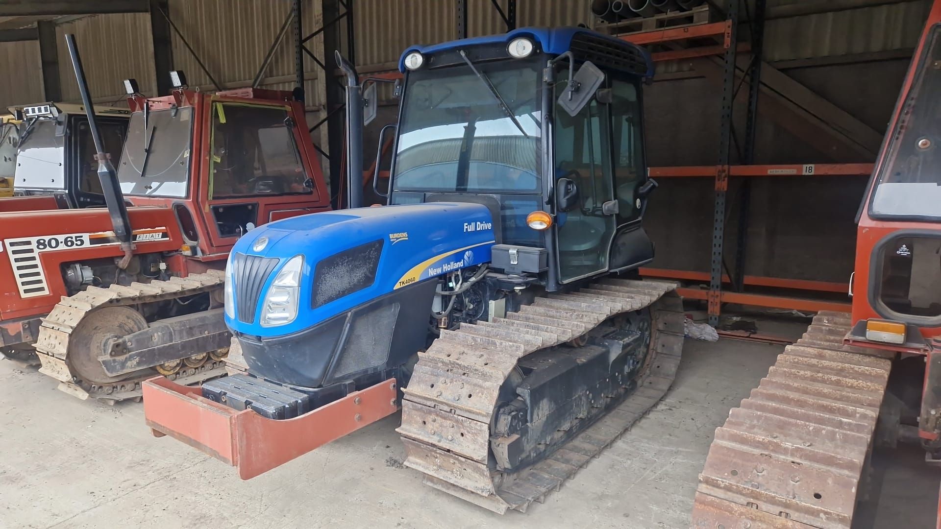 New Holland TK4060 Full Drive, steel tracked crawler, 440mm wide tracks, linkage arms, swinging - Image 4 of 5