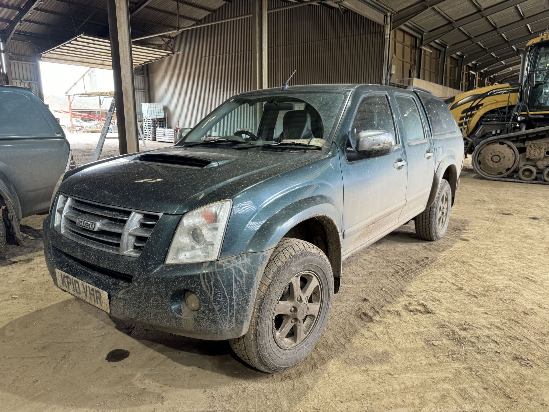 (10) Isuzu Rodeo Denver 2.5TD Intercooler double cab pick-up, Green, Alloy wheels, Truckman top, Reg