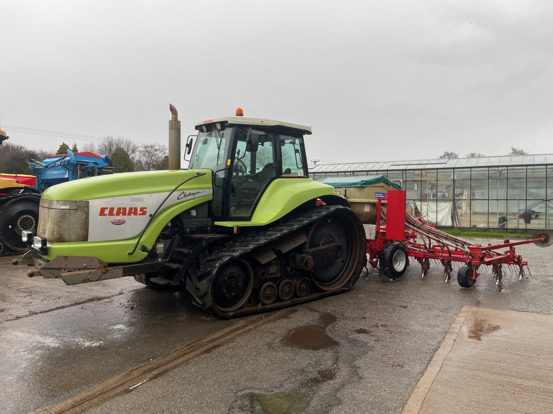 (98) Claas Challenger 45 30-inch tracks, belly weights, retro fit 3-point front linkage, 7,050 - Image 2 of 8