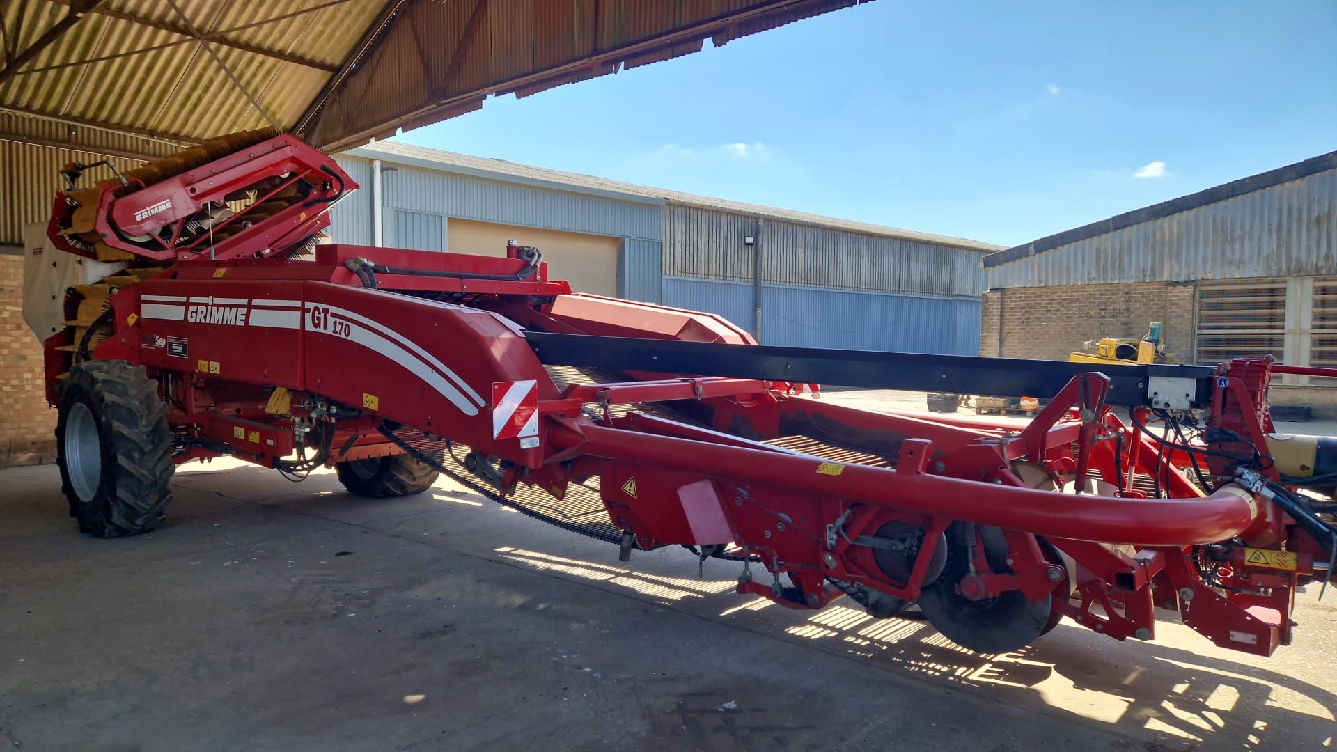 (11) Grimme GT170 Multi Sep 2 row potato harvester, wheel drive, canopy - Image 4 of 6