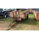 Pettit 3T tipping trailer, hydraulic brakes