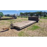 Drop deck low loader 5.2m long x 2m, farm made