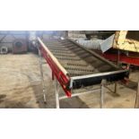 Cleated belt conveyor