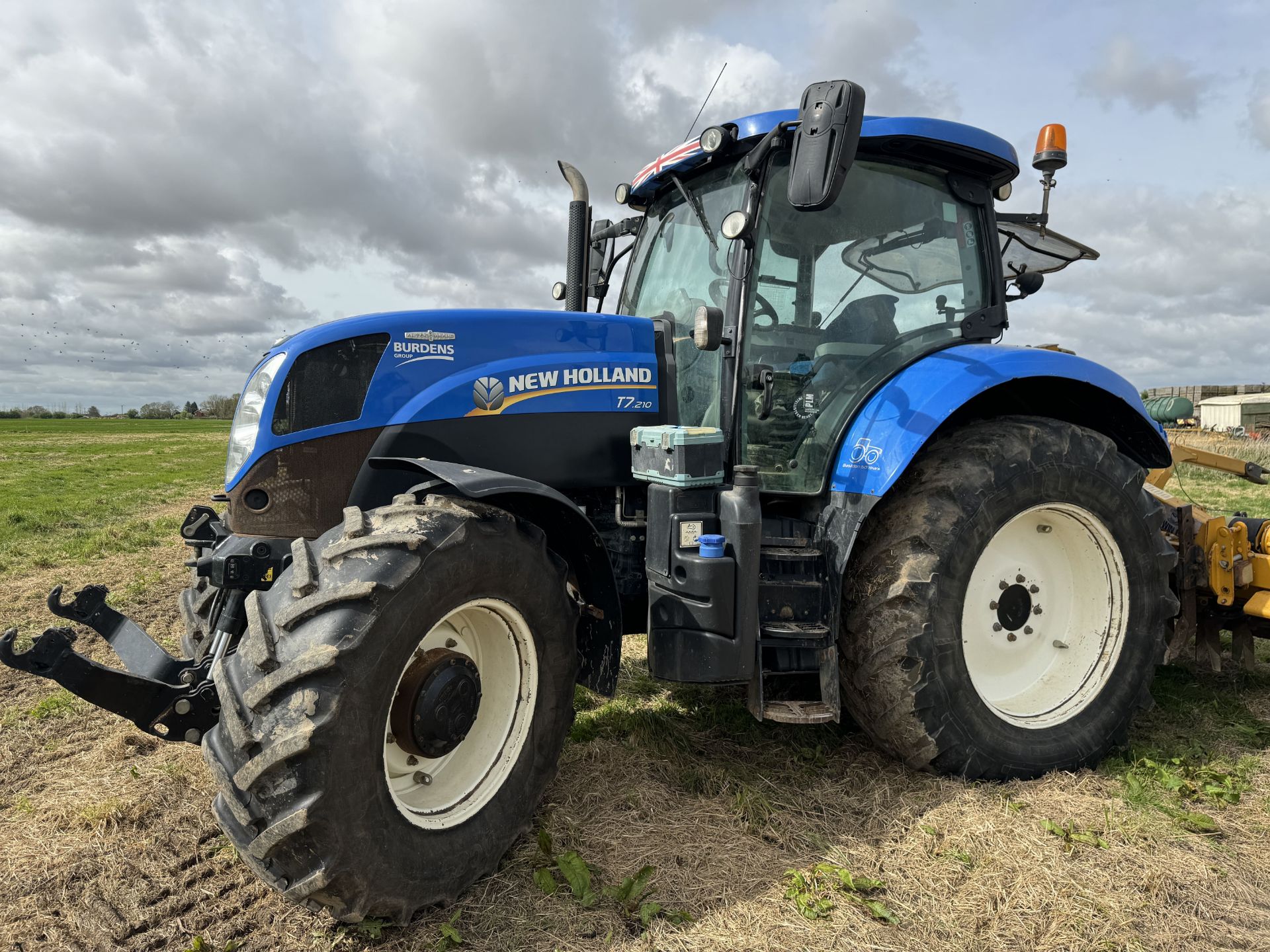 (14) New Holland T7.210 4WD Auto Command 50k, front suspension, cab suspension, front linkage, front - Image 4 of 4