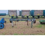 Ransomes C94 2 swivel leg buster, metal depth wheels