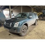 (10) Isuzu Rodeo Denver 2.5TD Intercooler double cab pick-up, Green, Alloy wheels, Truckman top, Reg