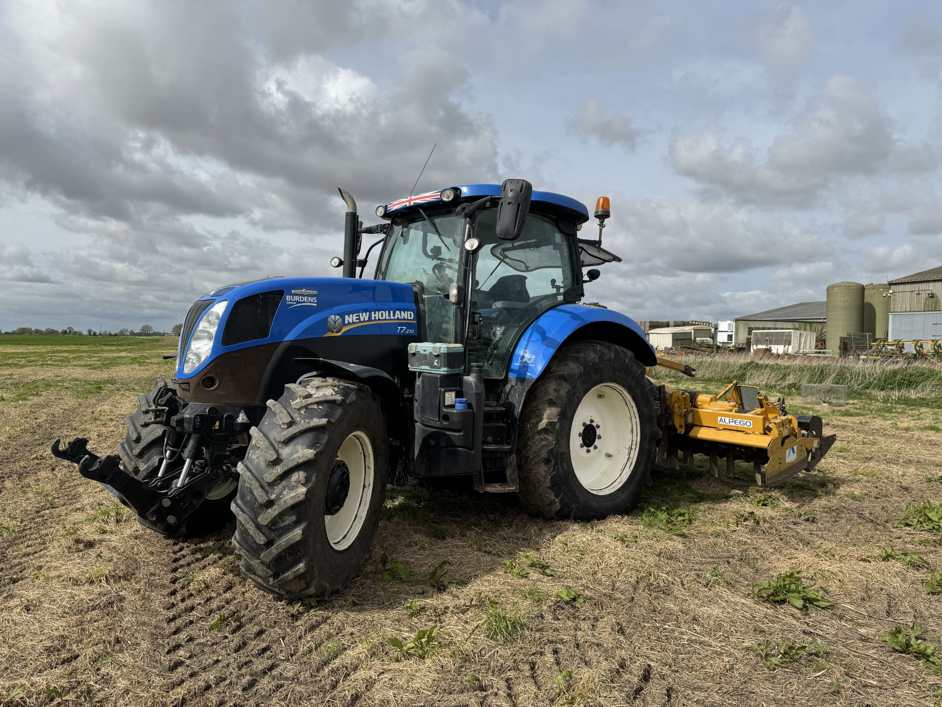 (14) New Holland T7.210 4WD Auto Command 50k, front suspension, cab suspension, front linkage, front - Image 2 of 4