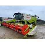 (15) Claas Lexion 760TT Terra Trac combine harvester 930 9.3m Vario cutterbar with trolley, APS