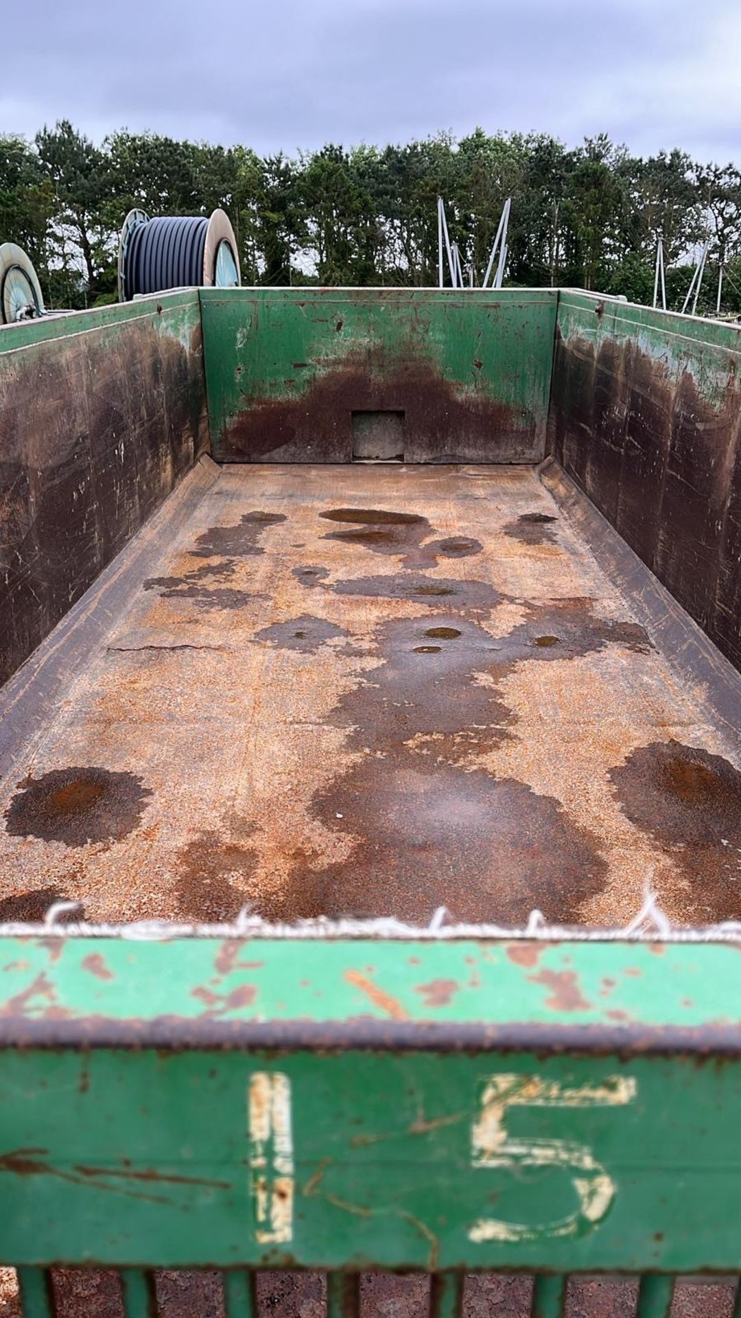 (94) Larrington 14T (JWG 3) Rootcrop trailer, sprung drawbar, sprung axles with leaf suspension, - Image 4 of 4