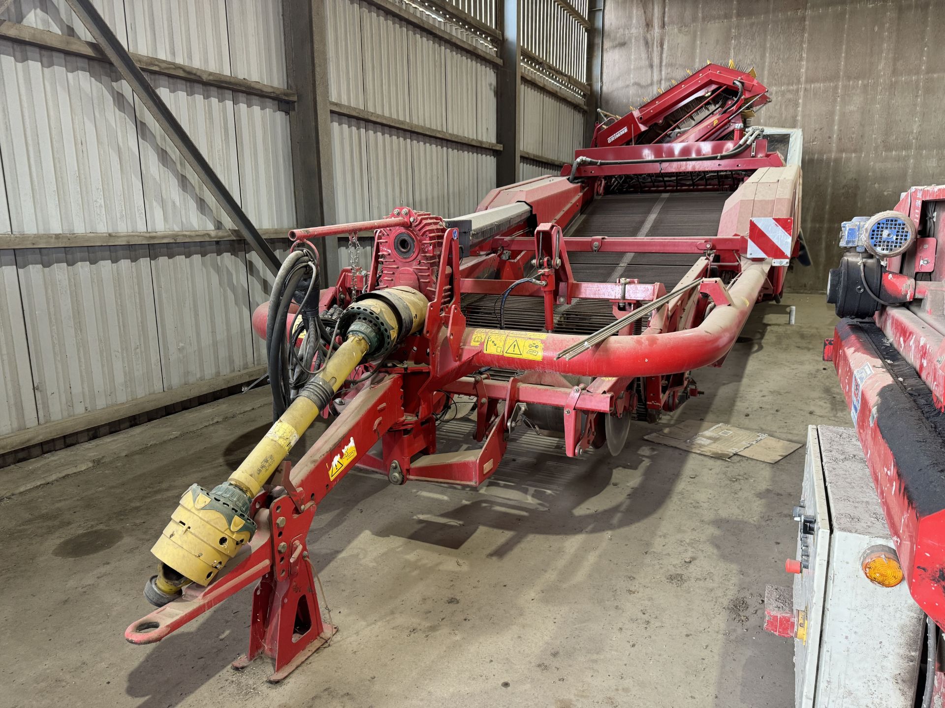 (11) Grimme GT170 Multi Sep 2 row potato harvester, wheel drive, canopy, control box with screen &