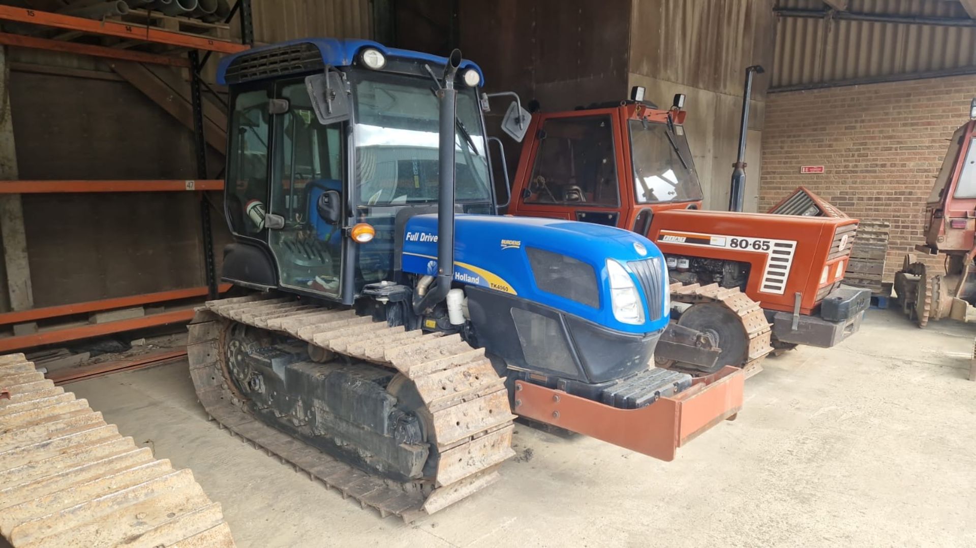 New Holland TK4060 Full Drive, steel tracked crawler, 440mm wide tracks, linkage arms, swinging - Image 3 of 5