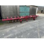 Kongskilde Vibro Corn 12 row veg hoe and spares, instructions in office