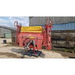 Kuhn Aero 1212 12m fert spreader, rear lights, parts list in office