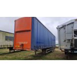 Lawrence David 40ft tri axle on air suspension, curtain sided trailer