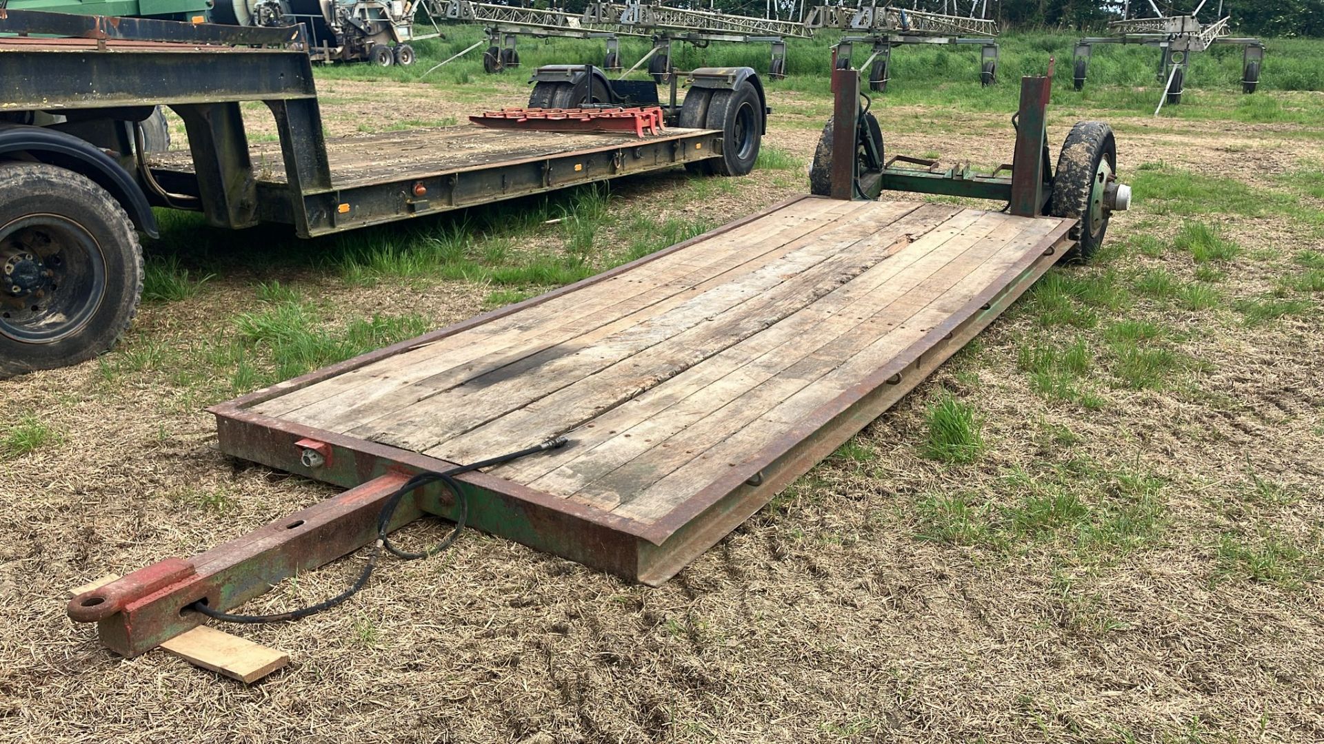 Drop deck low loader 5.2m long x 2m, farm made