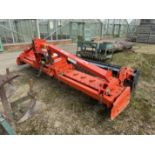 Maschio 4m power harrow, levelling board, tooth packer roller with scrapers serial No 0798P0079,