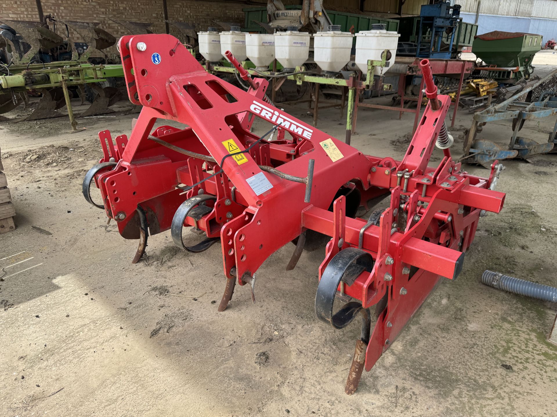 (12) Grimme GH 2 row disc ridger