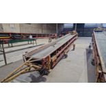 Peal 3 phase interstore 12m conveyor 600mm wide flat belt