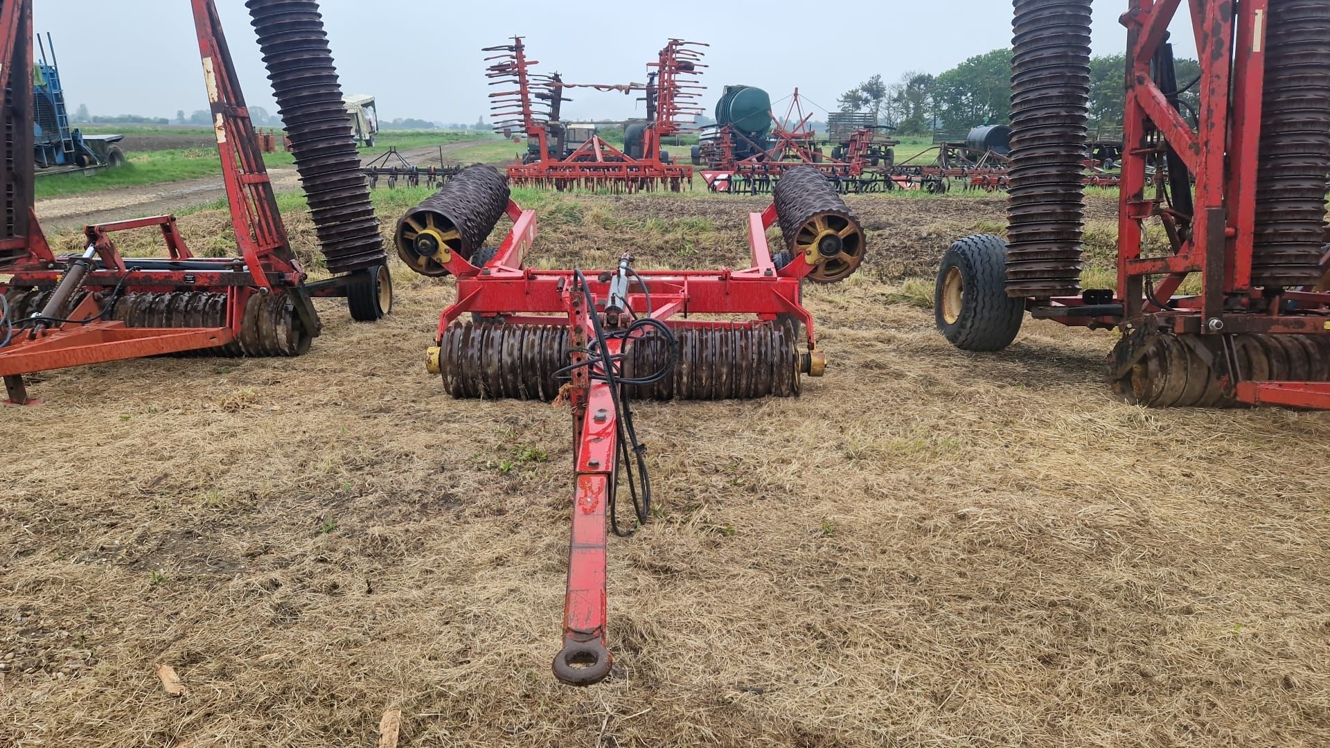 Vaderstad Rollex 620 6.2m hydraulic folding rolls, serial No 6892