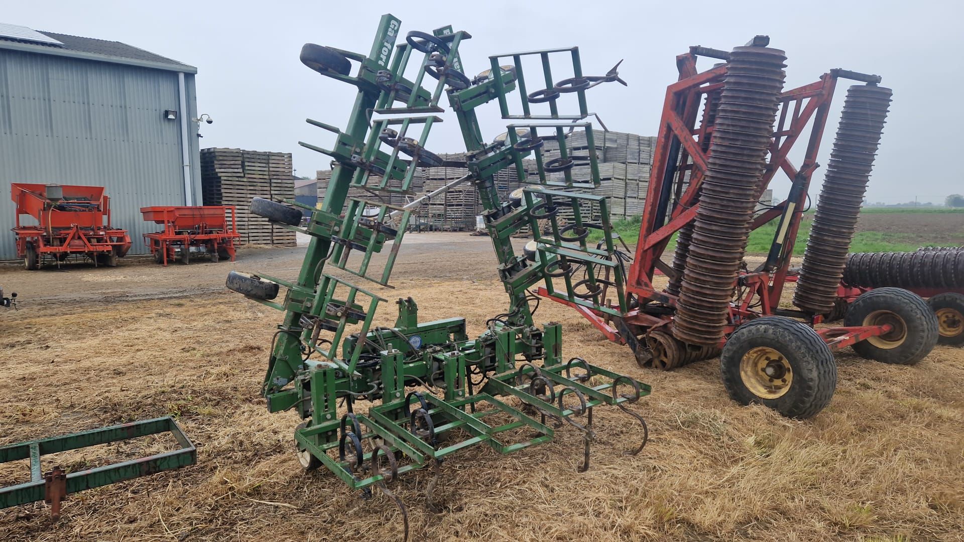 Garford 12 row, rear mounted inter row cultivator, serial No 03091402 - Image 2 of 2