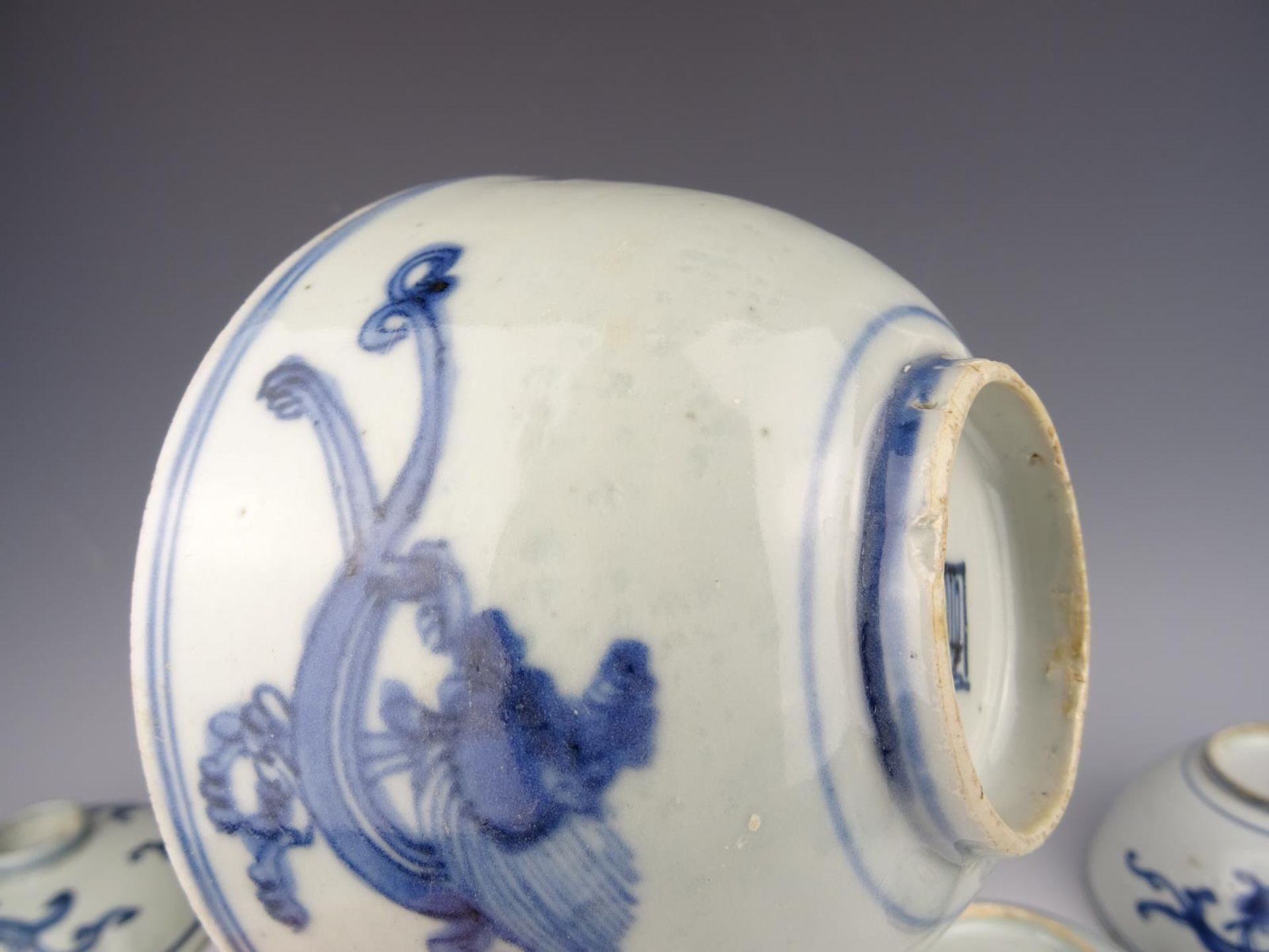 Nine porcelain bowls - Bild 8 aus 9