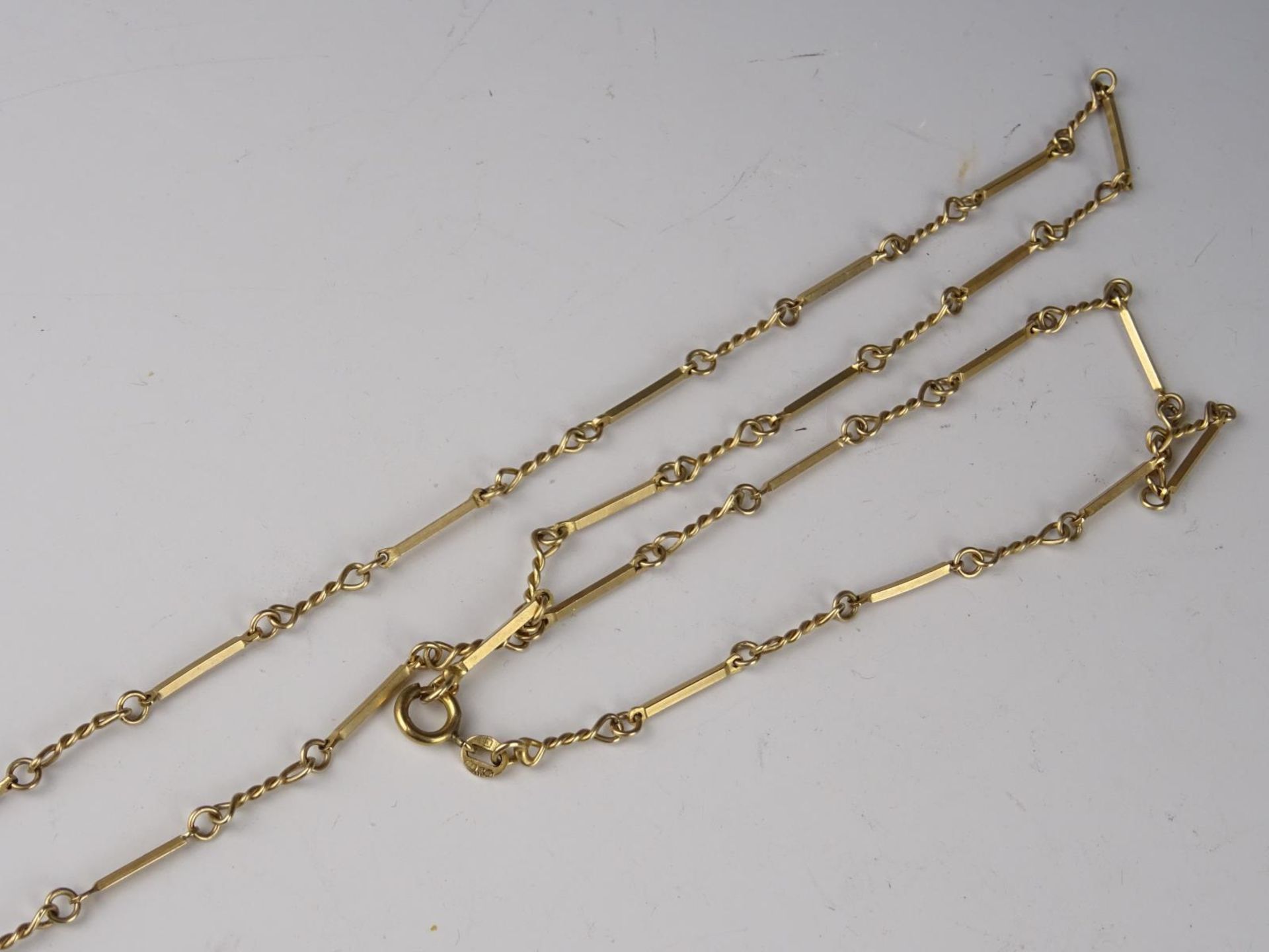 Gold necklace/jade pendant - Bild 6 aus 6